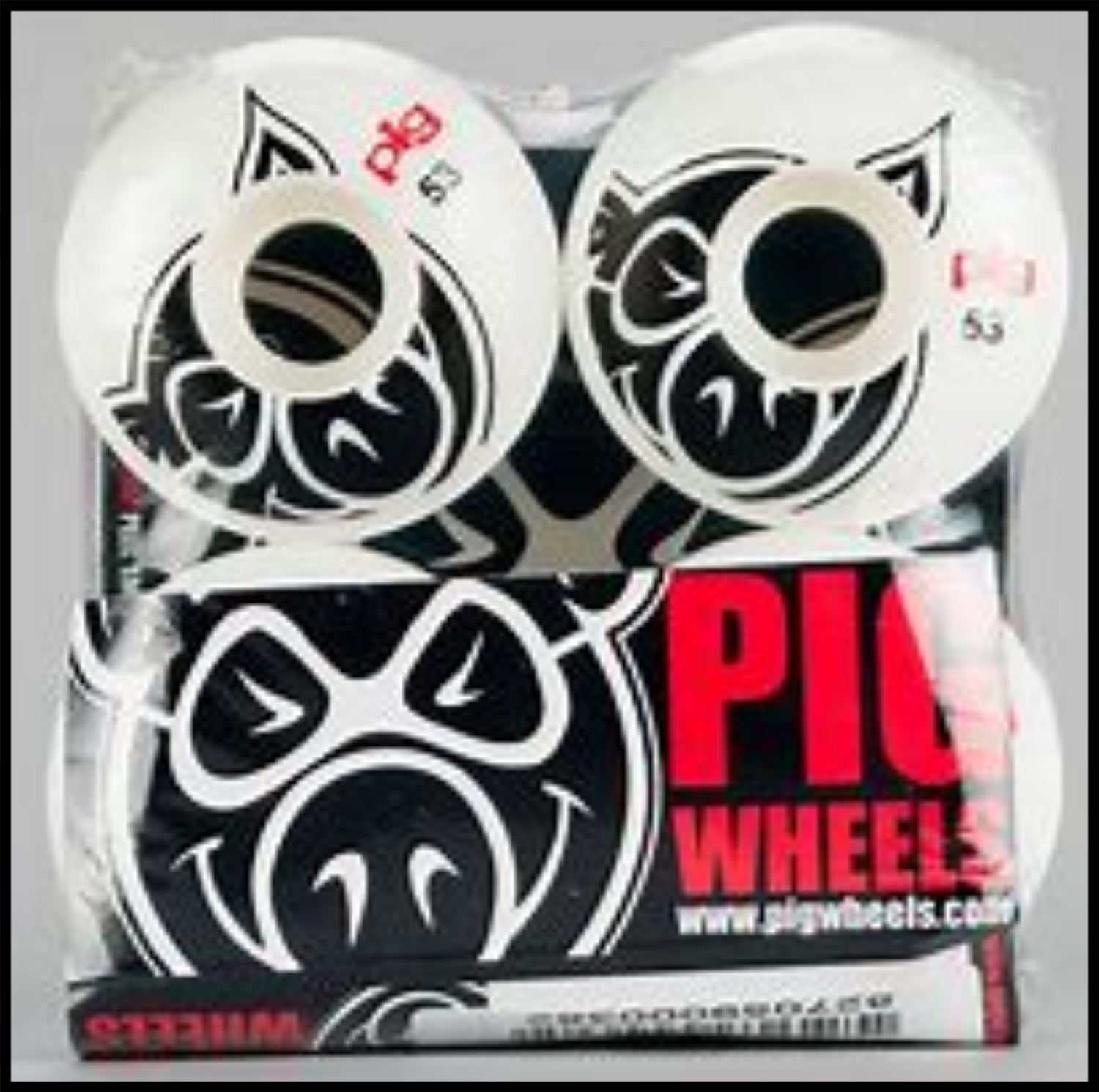 Pig Head Natural Logo Skate Wheels